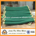 JiangRui plastic coated/PE chain link wire mesh fence supplier